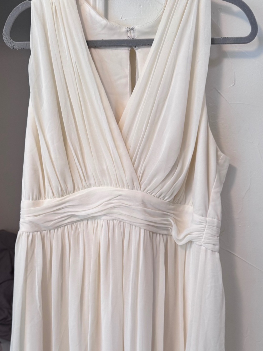 MODCLOTH “set in your sways” ivory A line dress 1x